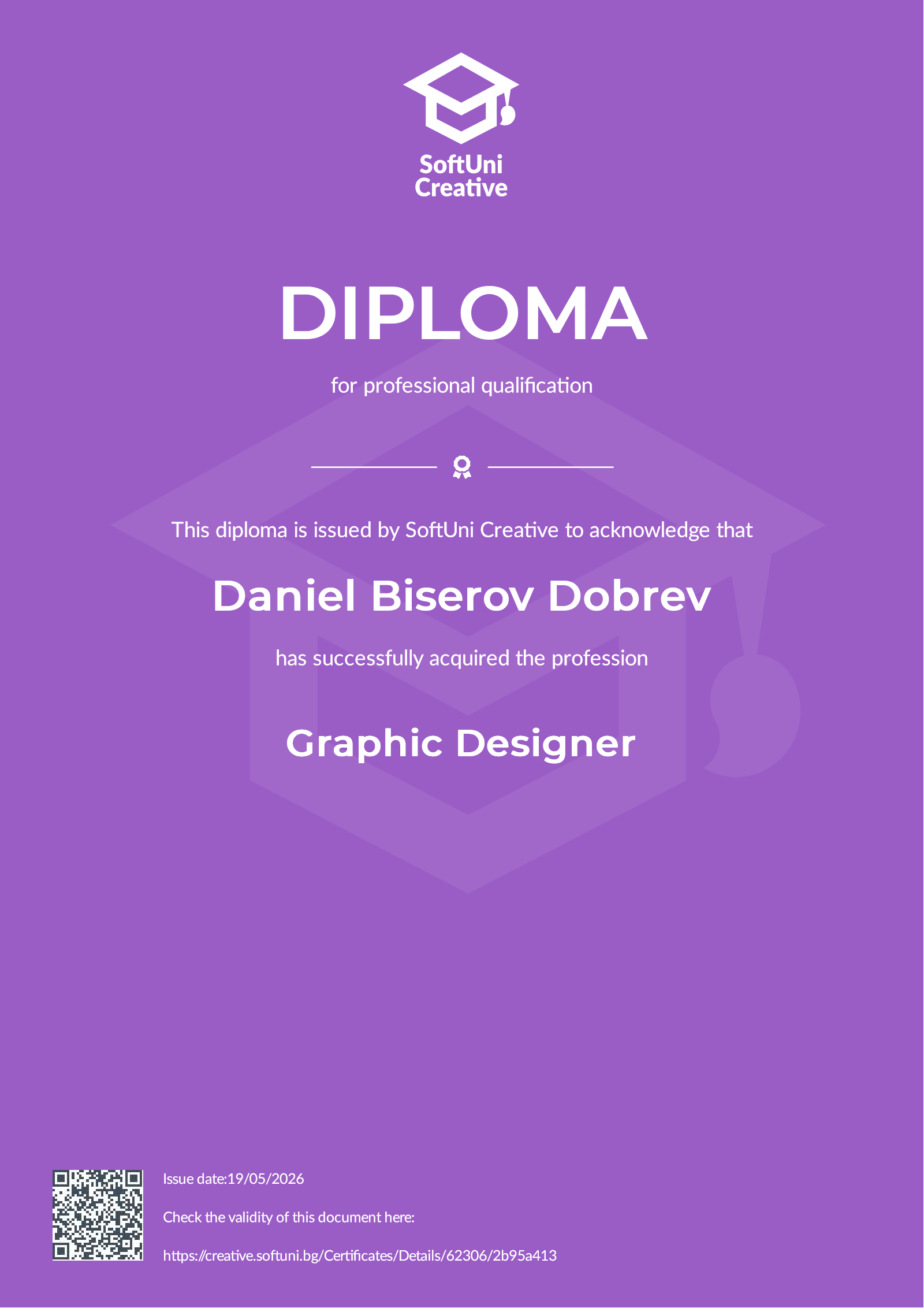 Graphic Designer — Professional Qualification — SoftUni Creative